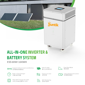 Système tout-en-un Suntik 51,2 V 100 Ah, batterie lithium montée sur rack, empilable, hors réseau/hybride, 6 kWh, IP65, Bluetooth/WiFi - Product Image 3
