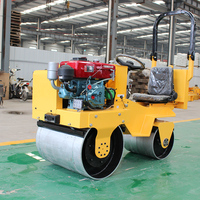 Rouleau de route vibrant de machine portative de compacteur de sol et d'asphalte