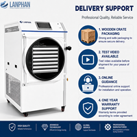 Lyophilisateur commercial de 30 kg, 2,5 m², en acier inoxydable de qualité alimentaire pour fruits, légumes et bonbons
