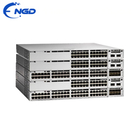 Switch de Red Usado Serie 9300, Switch de Acceso Ethernet PoE de 48 Puertos Gigabit con Uplink de Alta Velocidad C9300-48P-E