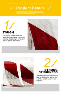 安全性のための反射ウェビングテープ<span class=keywords><strong>3m</strong></span>反射ビニール強力なメーカー反射反射テープOEMトラック - Product Image 4