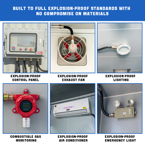 Chambre de stockage anti-explosion personnalisée pour déchets dangereux : boues pétrolières, goudron de charbon, huiles hydrauliques et <span class=keywords><strong>gants</strong></span> huileux - Product Image 2