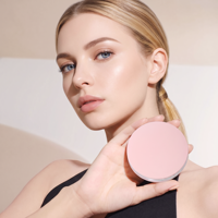 Type C Rechargeable Portable Travel LED Light Cosmetic Makeup Mirror Foldable Pocket Mirror