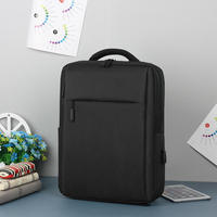 Sac à ordinateur portable unisexe Oxford tendance pour les trajets professionnels avec port USB, imperméable, grande capacité