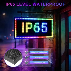 Pantalla LED P10 para exteriores, impermeable, controlable por aplicación, con texto desplazable estático, programable por WiFi, personalizable. - Product Image 1
