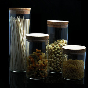 Frascos de vidrio Tianjing con tapas de corcho para envasado de alimentos 45150 - Product Image 1