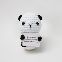 Poupées paresseuses à énergie positive au crochet faites à la main petit dinosaure pour ornements de panda de lapin nouveaux cadeaux d'affaires transfrontaliers