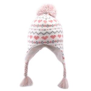 Personnalisé Haute Qualité Hiver Noël Style Péruvien Bébés <span class=keywords><strong>Bonnet</strong></span> <span class=keywords><strong>Bonnet</strong></span> Tricoté Oreillette Imprimé Caractère Camouflage Motif D'affaires - Product Image 5