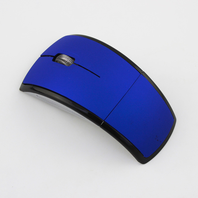 Wireless 2.4G Folding Mouse Cordless Mice USB Foldable Receivers Games Computer Laptop Accessory