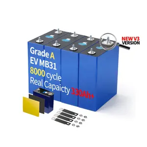 棱柱形太阳能Lifepo4锂离子电池3.2v 314Ah 8000循环离网太阳能电池Lifepo4电池电池包