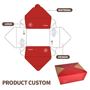 SenAng Hộp Đựng Thức Ăn Đóng Gói Lấy Đồ Ăn Dùng Một Lần Bằng Giấy Kraft In Logo Tùy Chỉnh - Product Image 4