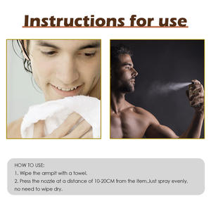 Spray déodorant masculin polyvalent avec parfum effet antibactérien fraîcheur longue durée - Product Image 3