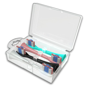 For <strong>Oral</strong> <strong>B</strong> <strong>Electric</strong> <strong>Toothbrush</strong> Replacement Heads <strong>Case</strong> Plastic Storage <strong>Case</strong> with Medium Nylon Bristles for Home Use - Product Image 4