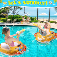 Hemei Hm-sq Jeux d'eau gonflables pour enfants pour les fêtes d'été à la piscine, pistolets à eau, bouées de natation, bouée pour bébé