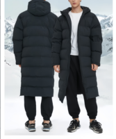 Veste d'hiver pour homme de haute qualité 2026, vente en gros, veste matelassée d'extérieur, manteau long chaud en duvet