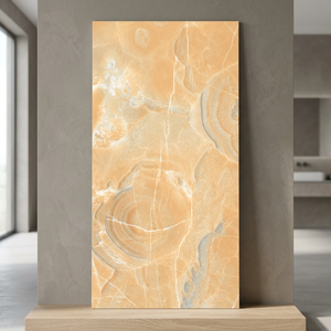 Azulejos de Porcelana Pulida Brillante Honey Onyx 800x1600mm para Piso y Pared, Diseño Cerámico de Alto Brillo, Venta al Por Mayor - Product Image 1