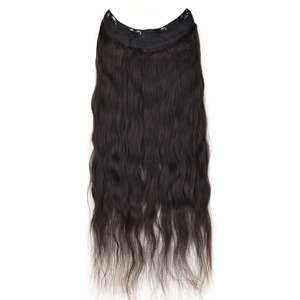 Parche de peluca rizada de <span class=keywords><strong>pelo</strong></span> Real en forma de U, parche de extensión de Peluca de cabello humano, Parche de extensión de Peluca de <span class=keywords><strong>pelo</strong></span> Real rizado largo ondulado grande - Product Image 4