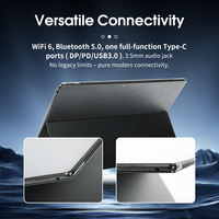 Tablette PC 2 en 1 Intel 13 pouces ultra-fine, toute nouvelle, avec système d'exploitation Windows 11, ordinateur portable 2 en 1 pour les particuliers et les entreprises