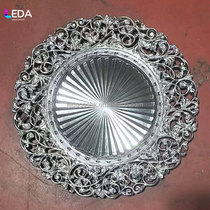 Platos de Plástico Dorados de Alta Calidad LEDA, Vajilla y Accesorios para Bodas y Eventos, Gran Venta - Product Image 3