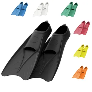 Custom logo color factory wholesale good price scuba diving fins hot sell long blade flippers adult full foot 5 size swim fin