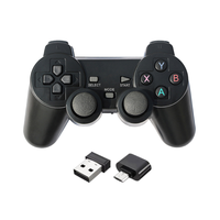 Nouveautés Manette de jeu sans fil 2,4 GHz OEM USB, contrôleur de jeu USB, joystick pour PC, console de jeu vidéo PS2/PS3, Android TV BOX, téléphone