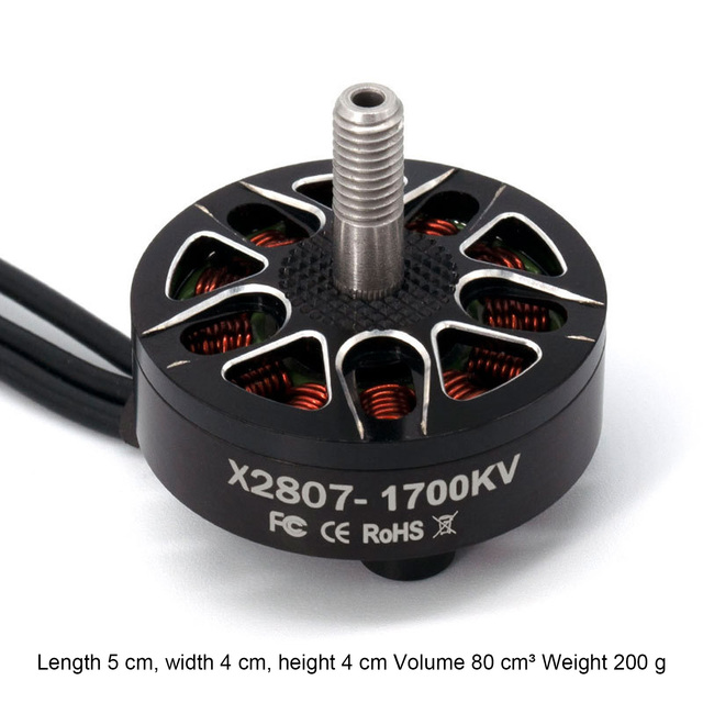 Brushless Motor X2807 Metal DIY Electric FPV Racing Drone Parts-1700KV China