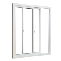 Personnalisé U-PVC Double Vitrage À Battants PVC Fenêtre Français Maison hôtel Fenêtres insonorisées l'école fenêtre