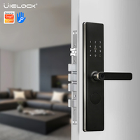 Cerradura Inteligente OEM de Alta Seguridad para Hogar, con Tarjeta IC, Entrada de Datos, WiFi Tuya, TT BLE, Soporte en la Nube para Acero/Vidrio/Madera D1-6