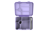 Boîte à lunch scolaire réutilisable, empilable, 6 compartiments, personnalisée, durable, en plastique, étanche, micro-ondable, hermétique, certifiée LFGB