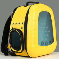 Sac à dos de transport pour animaux de compagnie moderne en EVA personnalisé, sac de voyage transparent pour chat, résistant aux rayures, souple, pour chats et petits chiens
