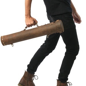 Engineers Archaeologist Architects <strong>Document</strong> Tube <strong>Bag</strong> Pu or Leather Art Portfolio Folder <strong>Carrying</strong> <strong>Bag</strong> for Artwork - Product Image 2