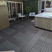 Dalles de terrasse composites DIY pour l'extérieur, la maison et le jardin