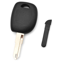 Clé de voiture universelle NE73, lame métallique non coupée, clés de véhicule, télécommande transpondeur, coque de remplacement, accessoires de réparation en plastique