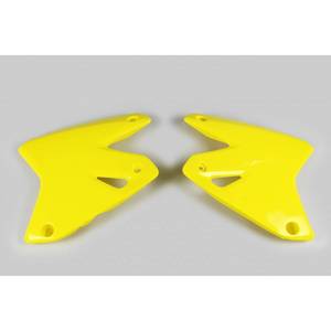 Radiatore giallo OEM di alta qualità per Suzuki DRZ 400E sistema di raffreddamento 2000-2025 con nuovo tappo del radiatore incluso - Product Image 1