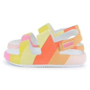 Vente en gros <span class=keywords><strong>Sandales</strong></span> plates à lanières arrière pour <span class=keywords><strong>fille</strong></span> Chaussures de plage pour petits enfants <span class=keywords><strong>Sandales</strong></span> d'été pour enfants Eva Fournisseur - Product Image 3