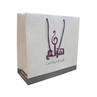 Sac fourre-tout en papier kraft personnalisé avec logo imprimé, idéal pour l'emballage de vêtements, chaussures et cadeaux, vente en gros, avec poignée
