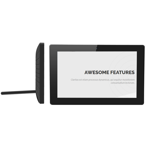 10'' Digital Signage Touchscreen Monitor Android 11 WiFi RK3566 Industrial AIO HMI Wall Mounted Tablet POE