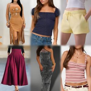 Liquidación de Fábrica de Vestidos, Blusas, Camisas, Pantalones y Faldas de Verano para Mujer, Varios Estilos de Ropa, Inventario al por Mayor - Product Image 3