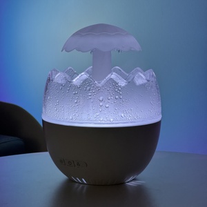 Phòng bé đầy màu sắc ánh sáng ban đêm không khí humidfiier Thì Thầm Tiếng ồn Trắng hỗ trợ giấc ngủ bảng USB trứng mát sương khuếch tán hương thơm độ ẩm - Product Image 4