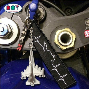 Móc Chìa Khóa Nhà Sản Xuất Custom Made <span class=keywords><strong>3D</strong></span> Logo Máy Bay Kim Loại Móc Khóa Cho Quà Tặng - Product Image 2