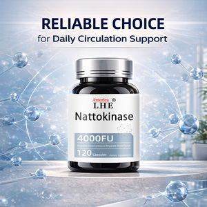 Suplemento de Nattokinasa Personalizado para el Apoyo Cardiovascular y Circulatorio para Hombres y Mujeres, Cápsulas de Nattokinasa para el Cuidado de la Salud - Product Image 4