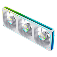 Ventilador AntarcChill 360 240 120mm RGB Direccionable PWM con Rodamiento Fluido, 40CFM, Bajo Ruido, Refrigeración para Computadora de Escritorio, Radiador, Caja