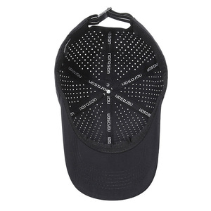 Men's Breathable Mesh Baseball Cap Quick Dry Sun Protection Outdoor Sports Hat Black - Product Image 3