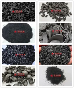 Smokeless Continuous Coconut Shell Charcoal Making Machine Biomass Carbonization Production Line