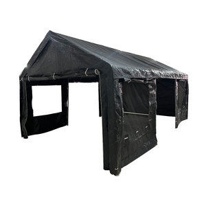 Tùy chỉnh Kích thước 31 \ "kim loại nhà để xe carport H chùm khung thép xe lưu trữ phòng 40 \" x 20 \ "không tráng carports nhà để xe tán - Product Image 4