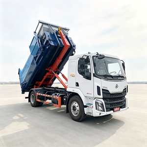 รถบรรทุกขยะติดตั้งแขนเกี่ยวคุณภาพสูง Dongfeng Chenglong สำหรับตู้คอนเทนเนอร์แบบหลายช่อง ใช้ระบบ Hook Lift  เครื่องยนต์ดีเซล สำหรับงานสุขาภิบาล - Product Image 6