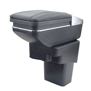 Vtear Pour Nissan <span class=keywords><strong>Juke</strong></span> accoudoir cuir magasin central de stockage boîte fil <span class=keywords><strong>rouge</strong></span> voiture-style intérieur ABS accoudoir accessoires 14-17 - Product Image 1