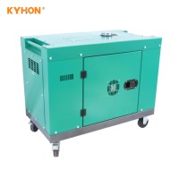 Groupe électrogène diesel silencieux refroidi par air, moteur industriel, option ATS, 50 Hz, télécommande