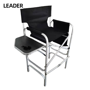 Silla de director plegable portátil de alta calidad personalizada líder con bolsa de mesa lateral adecuada para césped, jardín, Camping, patio - Product Image 1