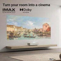 Projecteur laser XGIMI AURA 2 UST avec système d'exploitation Android TV, projecteur laser TV 4K, haut-parleur Harman/Kardon, maison intelligente pour home cinéma